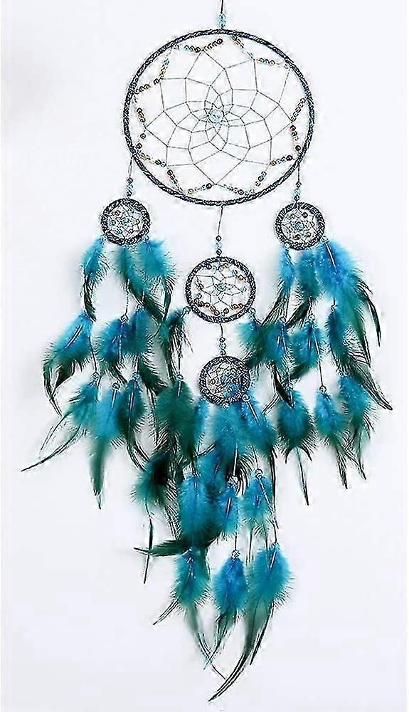 PIAO Łapacze snów, kolory Pióra Łapacze snów do dekoracji ścian sypialni dla dzieci 8 "W 29,5" L