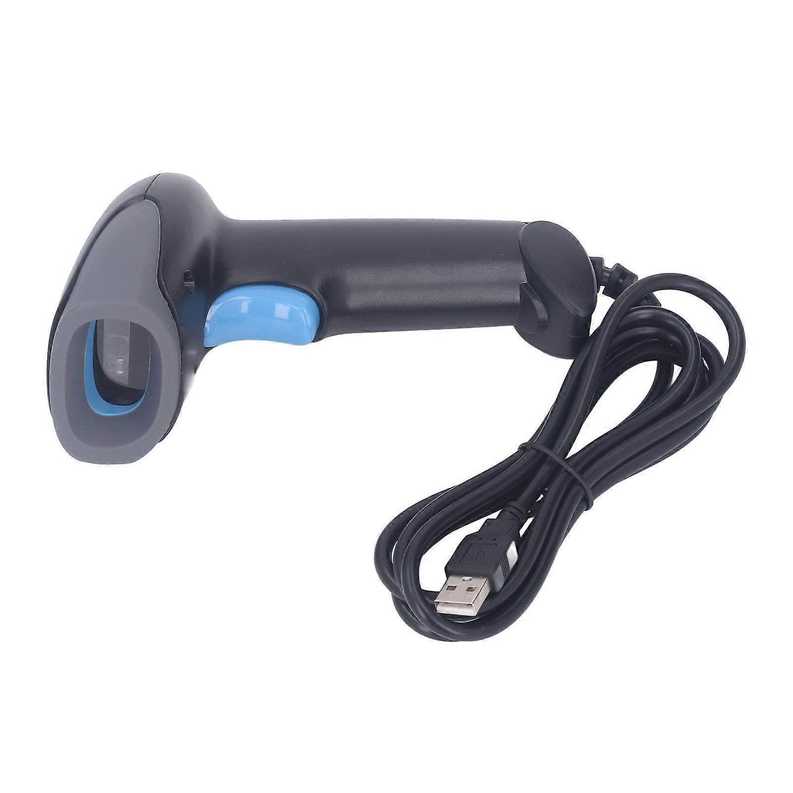Wired Barcode Reader Handheld 2D QR Barcode Scanner for Logistics Express Delivery 