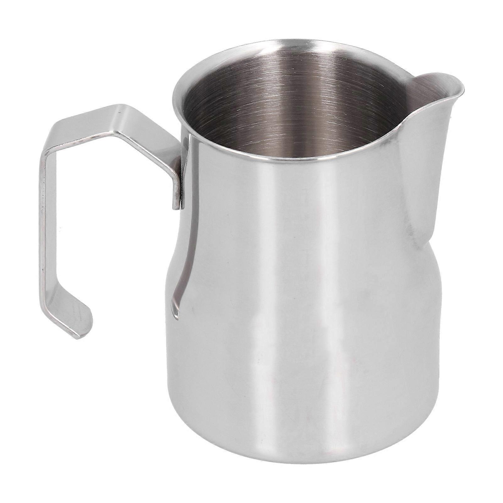 Milk Frothing Pitcher 500ml 304 Stainless Steel Coffee Jug with Spout for Latte Art and Frothing Milk at Home