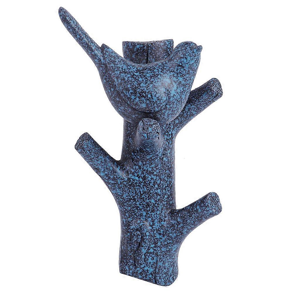 Bird and Trunk Shape Wall Hooks Hanger for Home Decoration - Small Size, Wooden Material, Unique Design