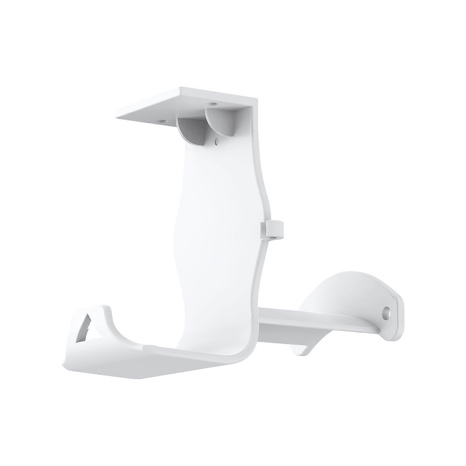 Headphone Display Storage Stand Headsets Holder for Gamers and Home Use Wall and Desk Compatible Rack White