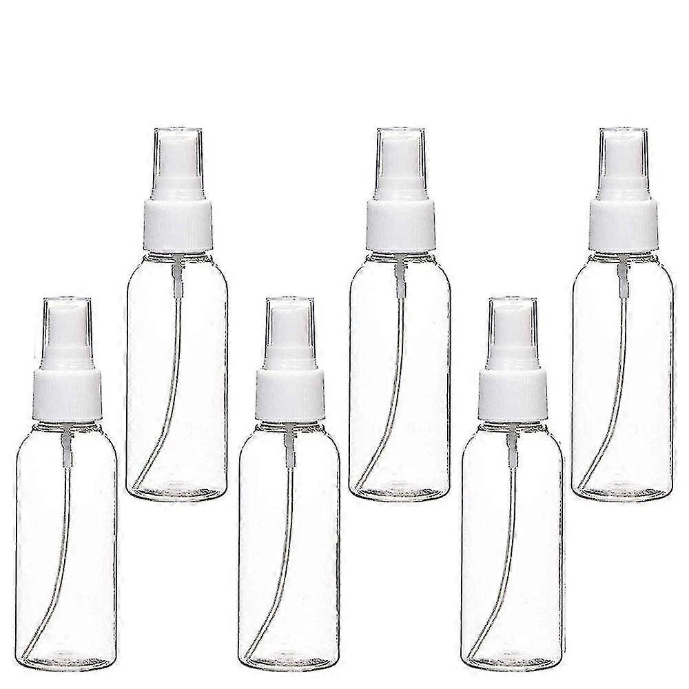 30pcs Travel-Sized Spray Bottles 30ml, Clear Plastic Refillable Fine Mist Containers