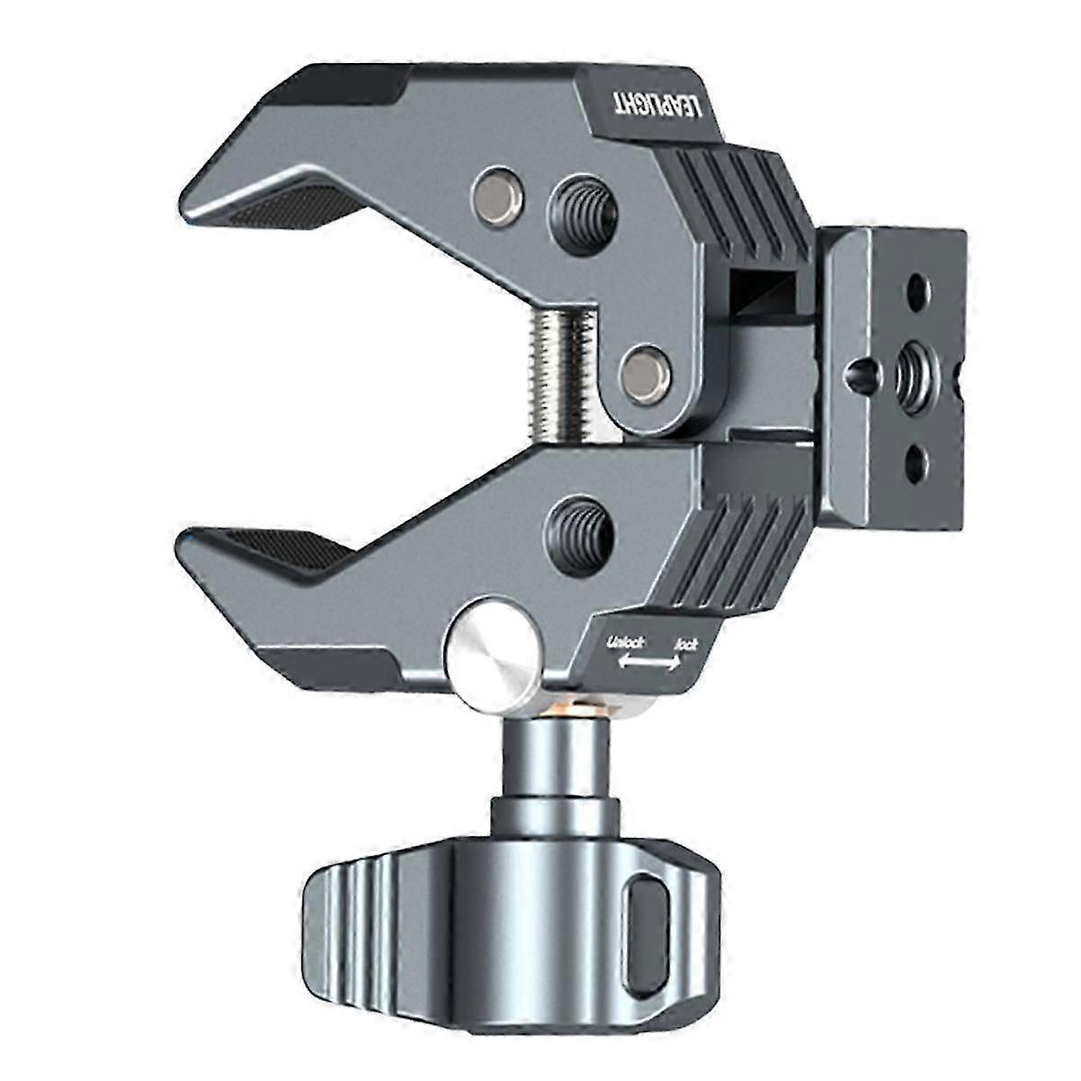 Multifunctional Crab Claw Super Clamp with Base Powerful Fixed Clamp for DSLR Camera Monitors Mic L JN