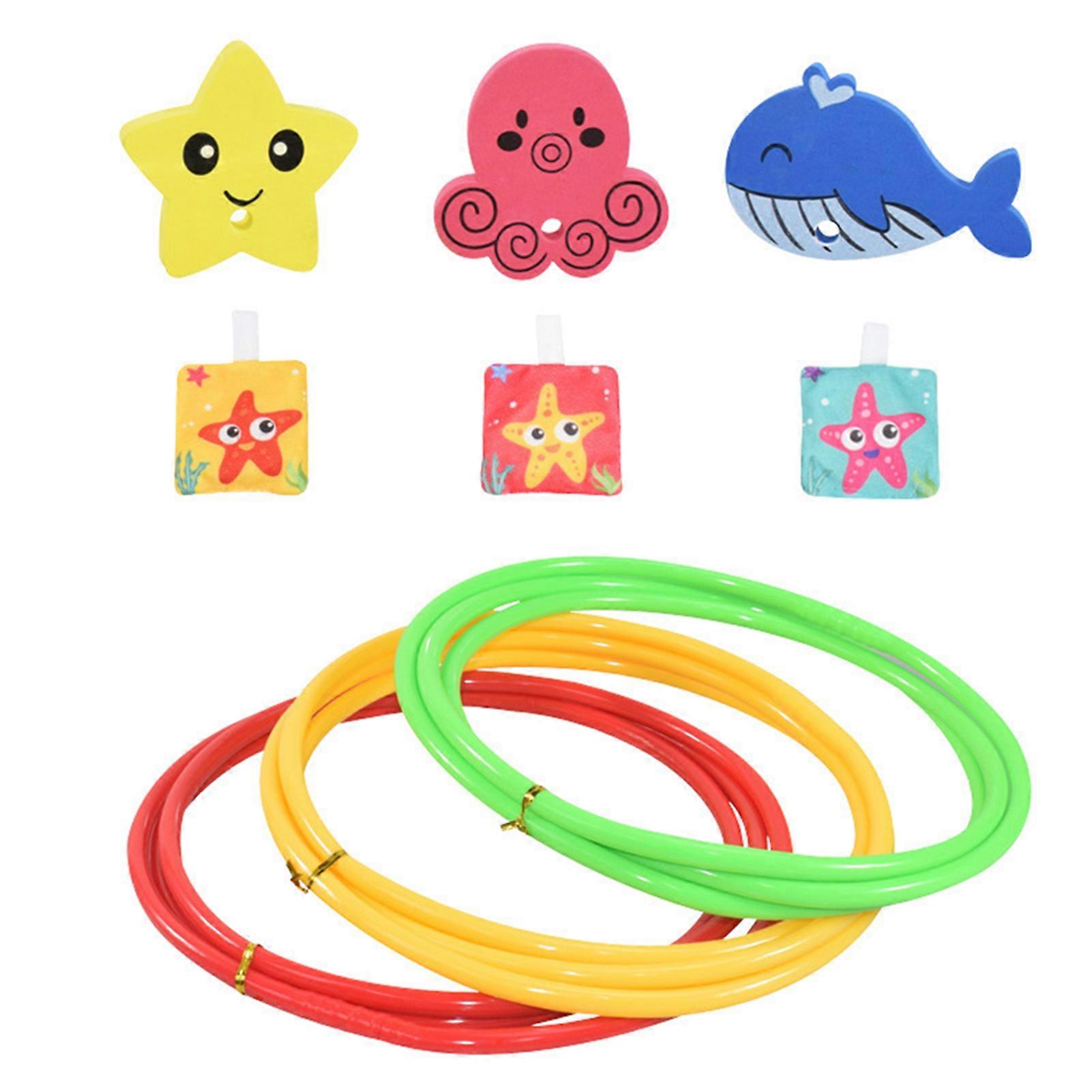 Diving Toys for Kids Parent-Child Interaction Dive Rings for Birthday Gift