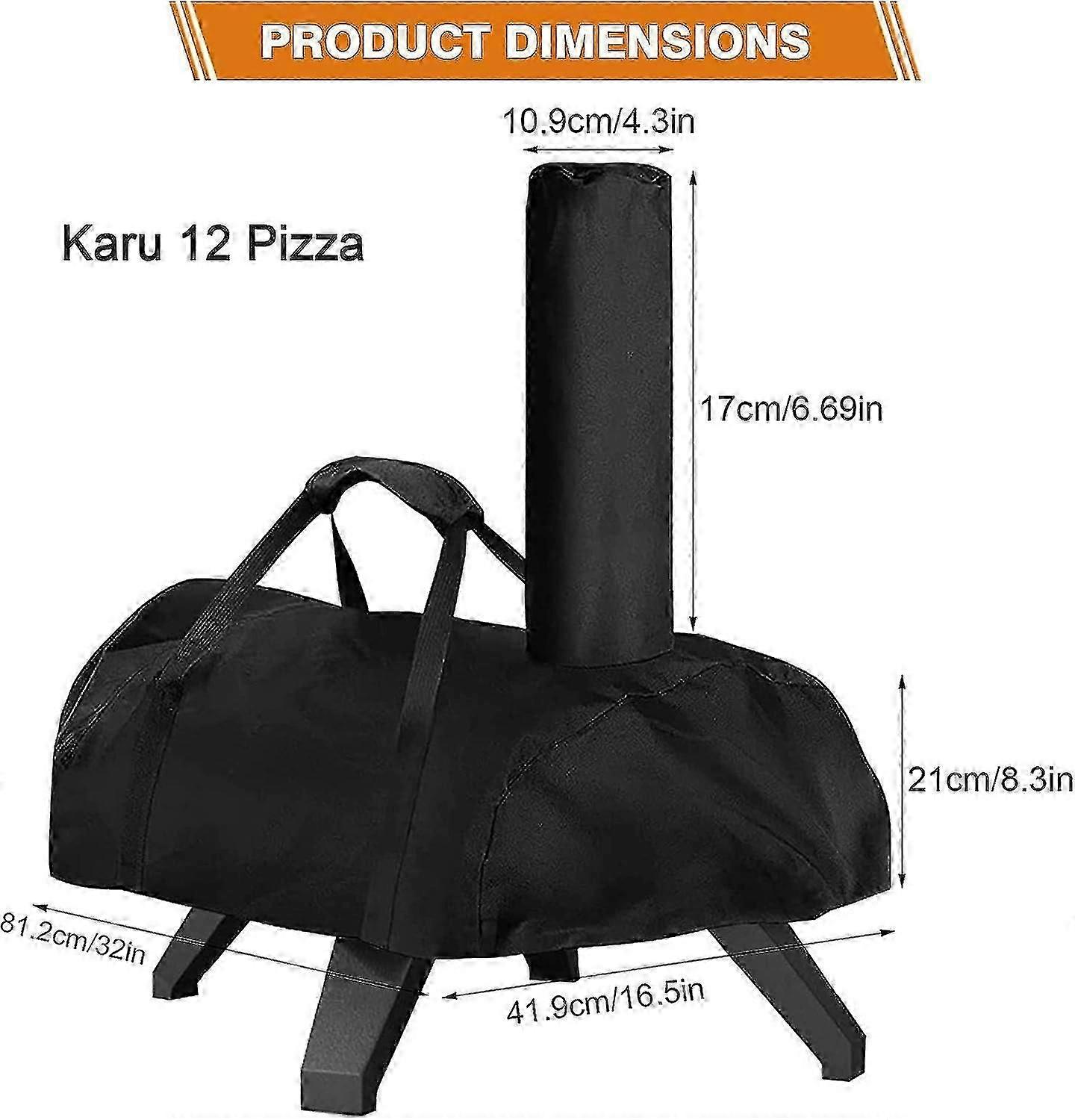 Ooni Housse De Transport Et Protection Compatible Karu 2, Karu 12 Et Karu 12G – Housse Imperméable Pour Four à Pizza – Accessoire Ooni