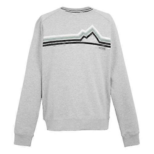 Regatta Mens Nithsdale Linear Mountain Crew Neck Sweatshirt