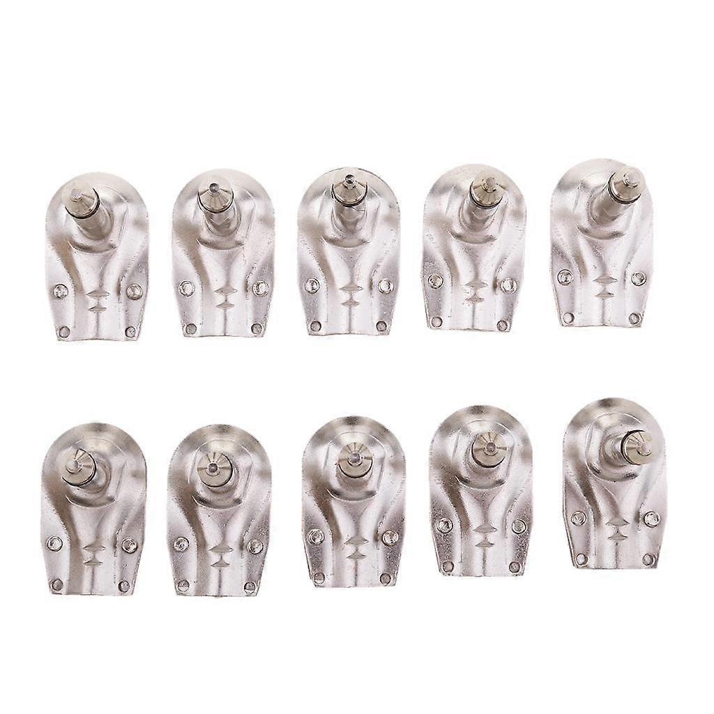 10 Right Angle 6.35mm Guitar Phono Connector Plug 10pcs