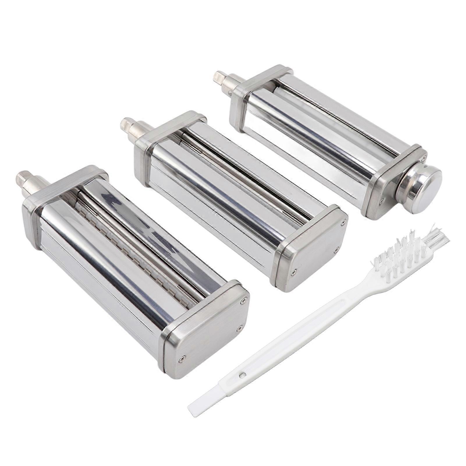 Attachments for Stand Mixer Press Noodle Maker Set with Pasta Sheet Roller Spaghetti Fettuccine Cutter