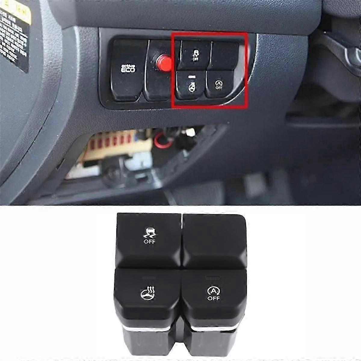 Exquisite 937151W130 Car Console Pad Lower Left Switch Button for Pride 2015 93715-1W130