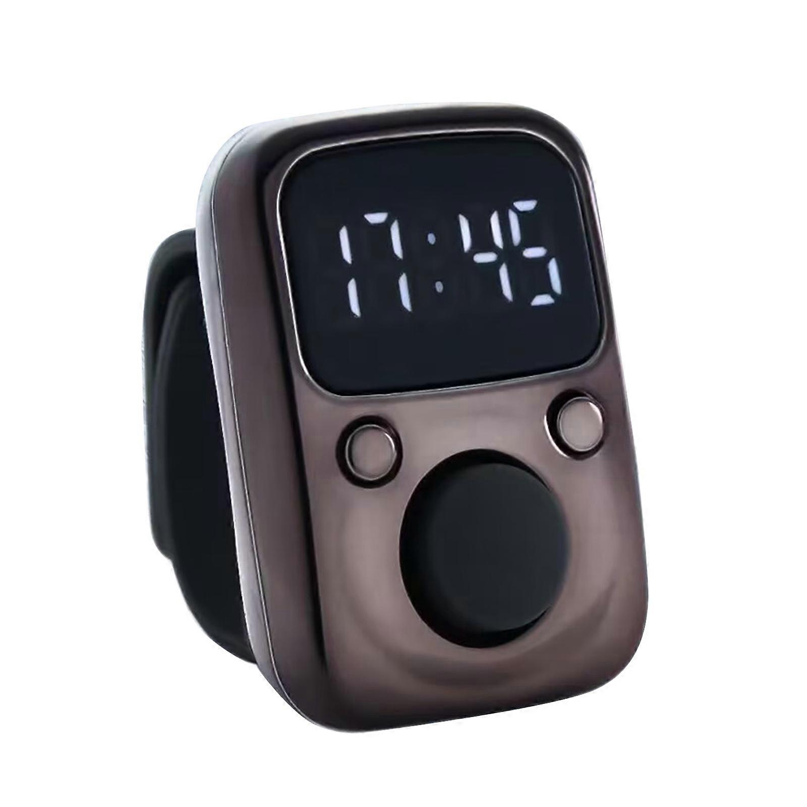 Clicker Numara Sayacı El Parmak Görüntüleme Manuel Sayma Tally Clicker Zamanlayıcı Futbol Sayacı USB Şarj Dekompresyon renk