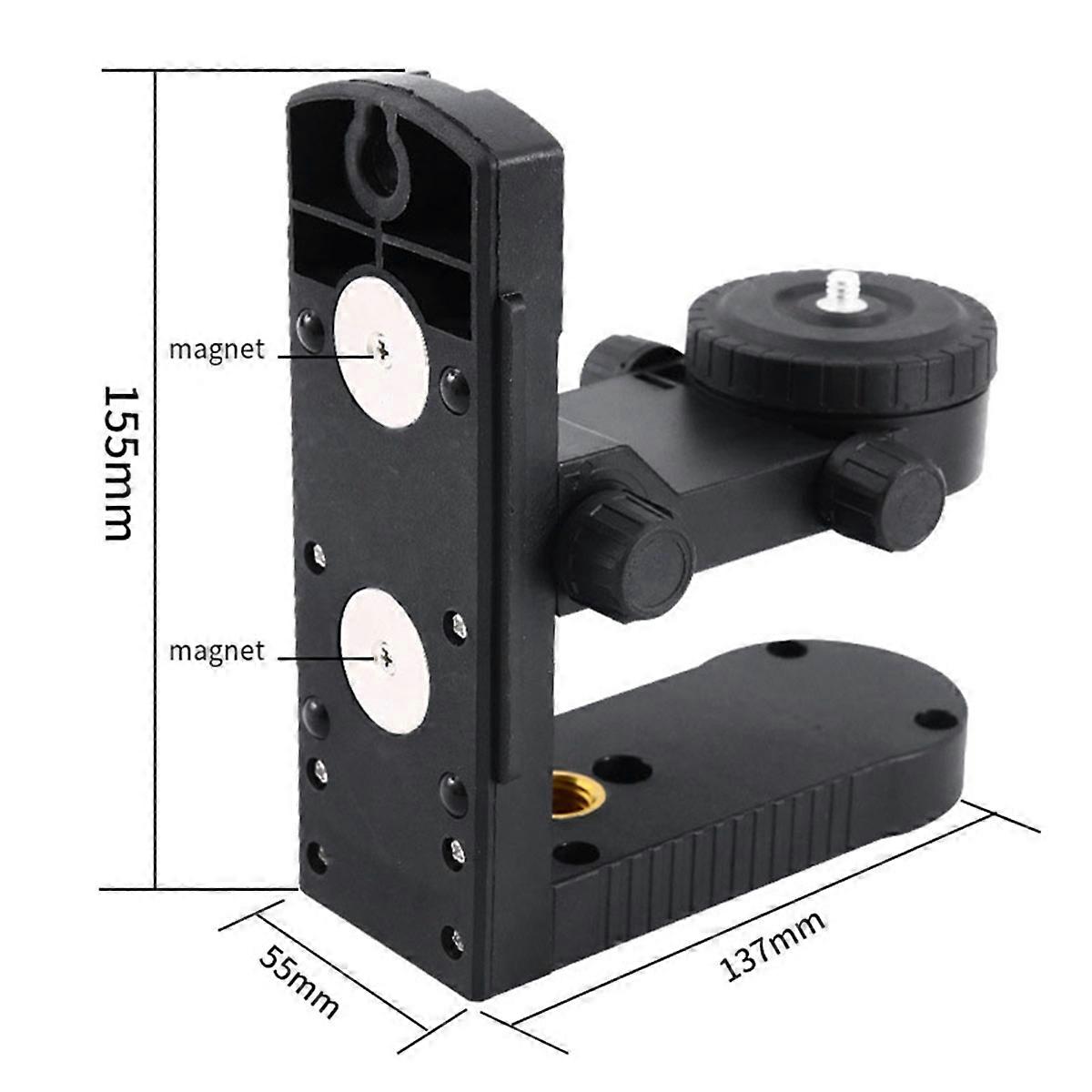 Laser Level L-Shape Bracket Strong Magnet Pulls Support Universal