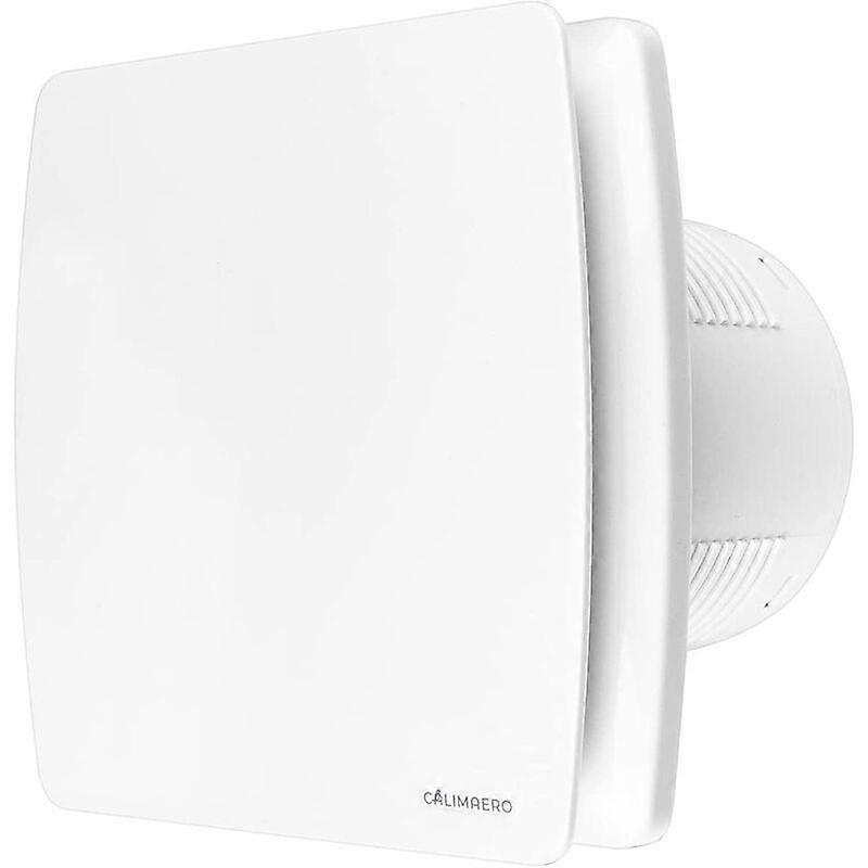 Bathroom Extractor Fan with Humidity Sensor - Silent Air Extractor (White)