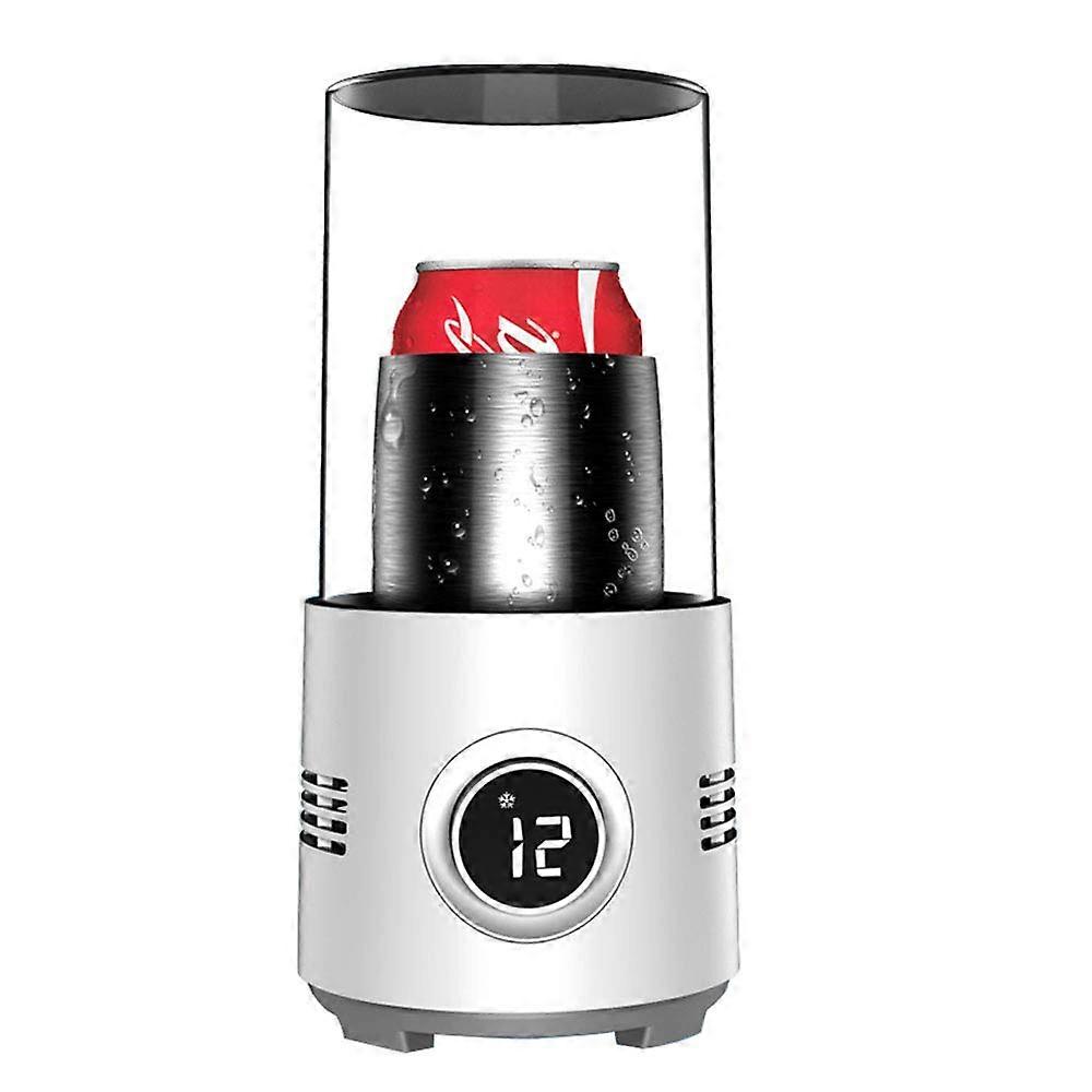 Cup Cooler Coffee Warmer for Desktop Heating and Cooling, Adjustable Temperature Control, Compact Design, USB-Powered