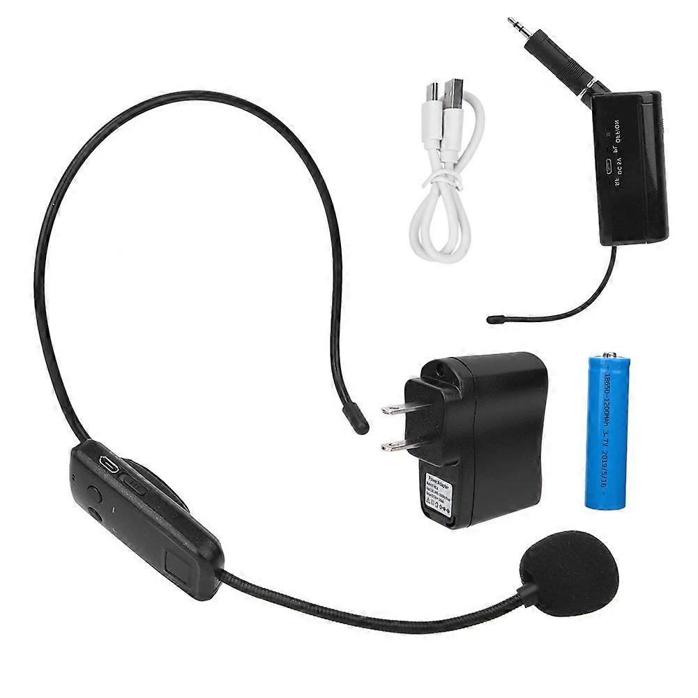Wireless Microphone Headset, Wide Compatibility, Easy Setup, for Meetings, Performances