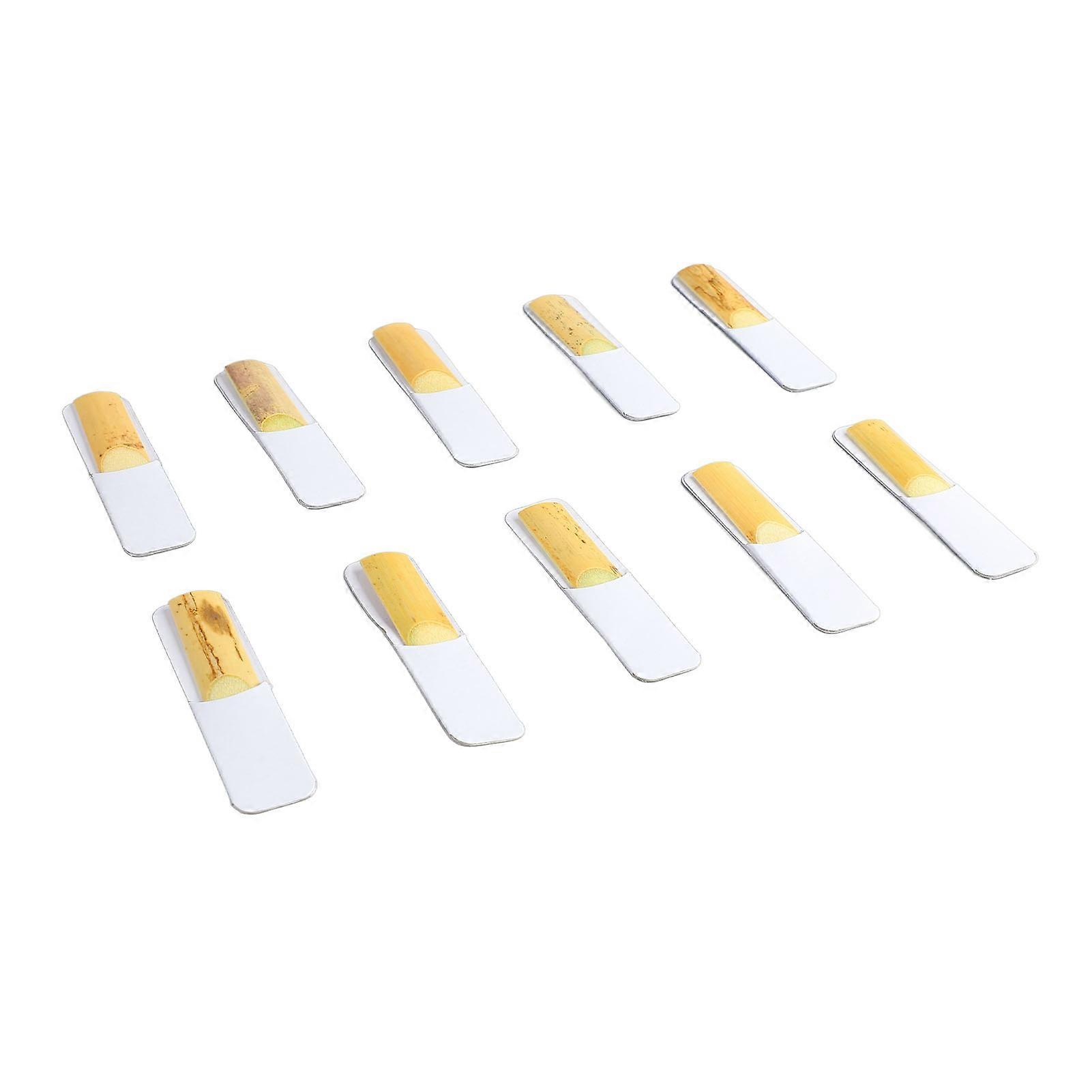 Pack of 10 Traditional Professional Alto Saxophone Reeds, Strength 2
