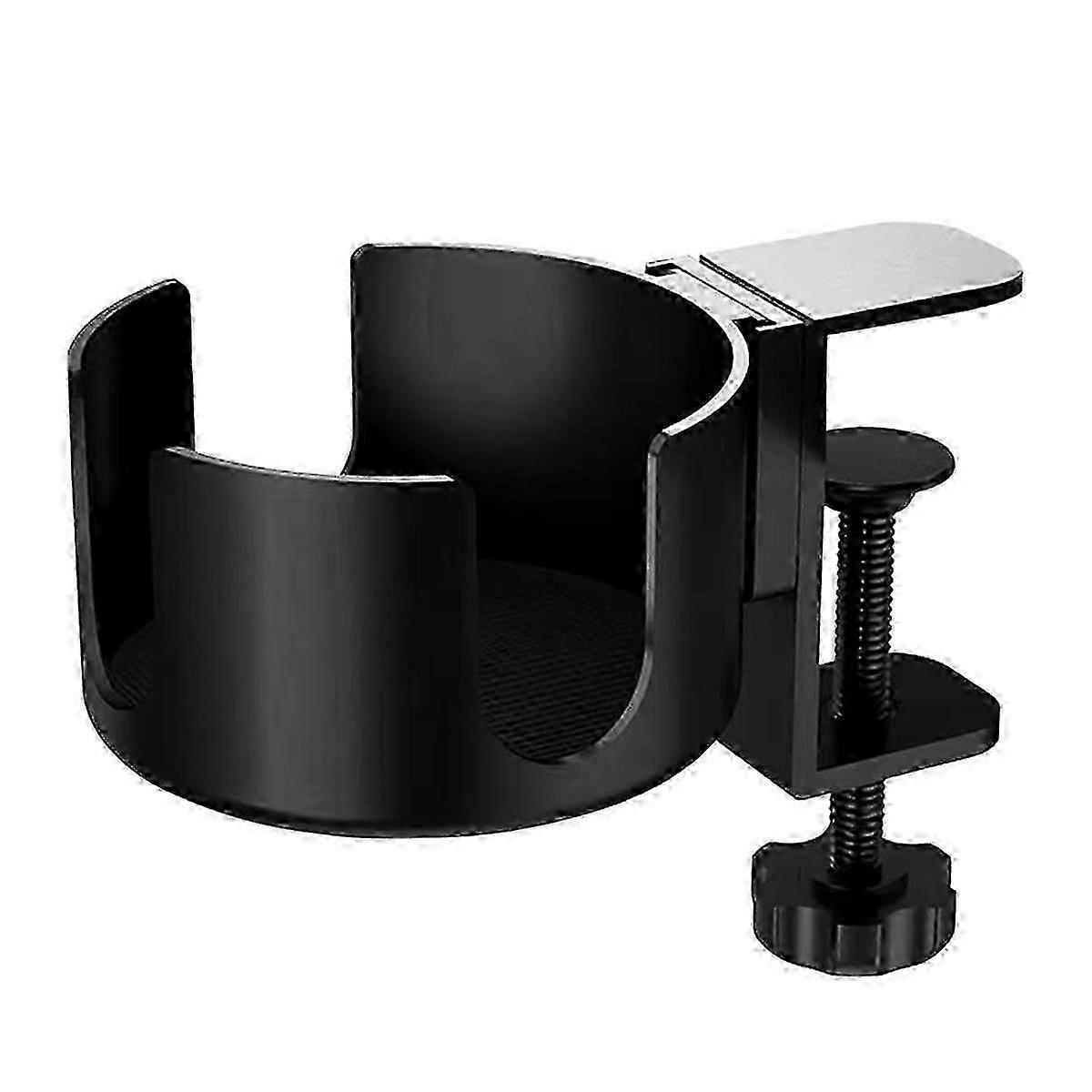 Table Cup Holder Strong Detachable Clip on Drink Holder Clamp Desk Organizer Deskside Bottle Holder Edition a