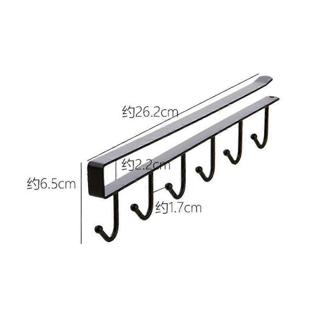 Storage Rack Multi-function Under Cabinet Kitchen Metal Hook Organizer Holder For Kitchen Home