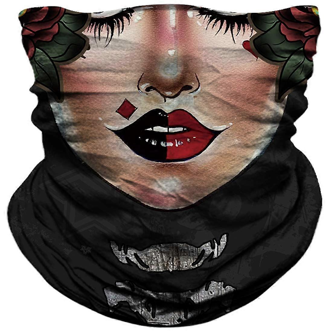 Skull face mask protection seamless 3d tube mask bandana men Women