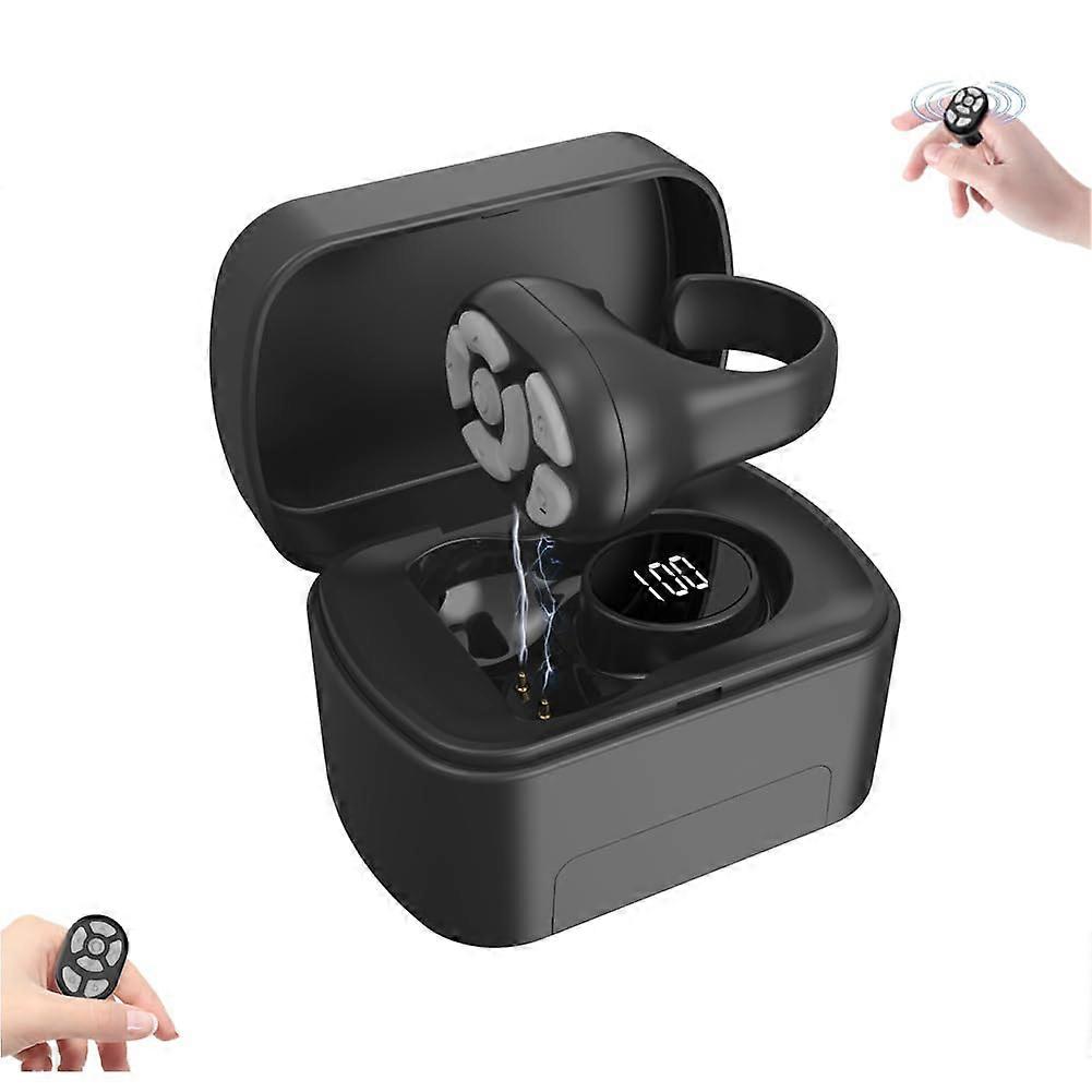 Fingertip Wireless Bluetooth Remote Page Turner, Rechargeable Automatic Book Turner for E-Readers and Tablets
