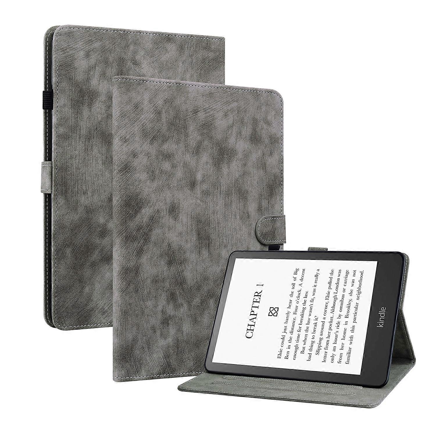 For Amazon Kindle Paperwhite 5 Tiger Pattern PU Tablet Case With Sleep / Wake-up Function