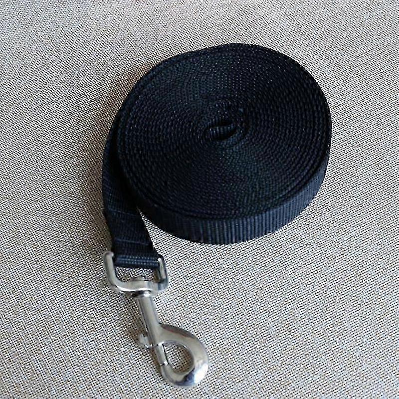 Black 10m Adjustable Outdoor Dog Leash