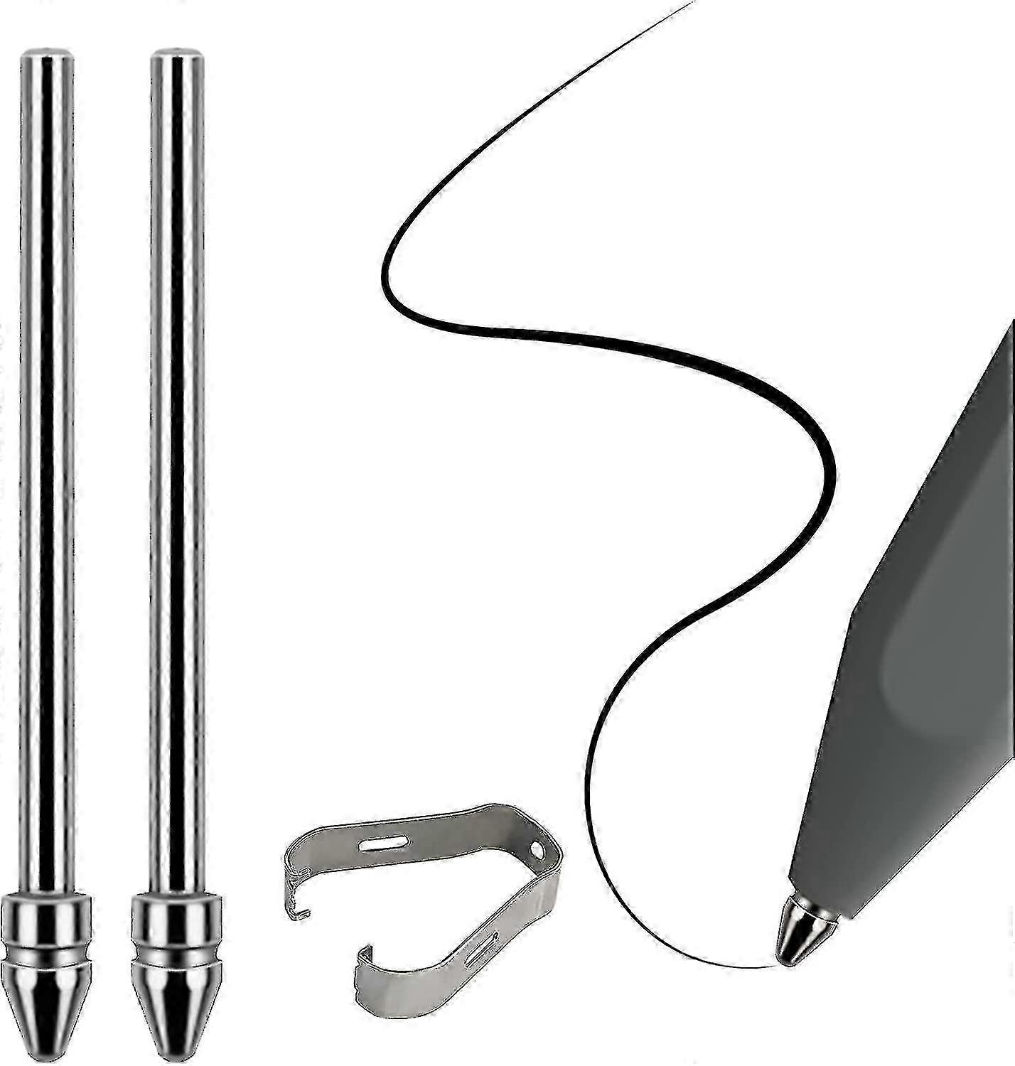 No Wore Out Titanium Alloy Replacement Fine Tips Fit For Kindle Scribe Basic And Premium Pens Digital Pen, Smooth Ballpoint Note Taking Backup Nibs,2_