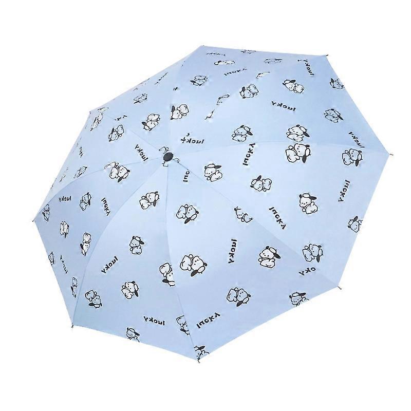 Windproof Folding Umbrella Parasol Umbrella Cute Animal Pattern Automatic Umbrella UV Blocking And Shading Portable For Travel