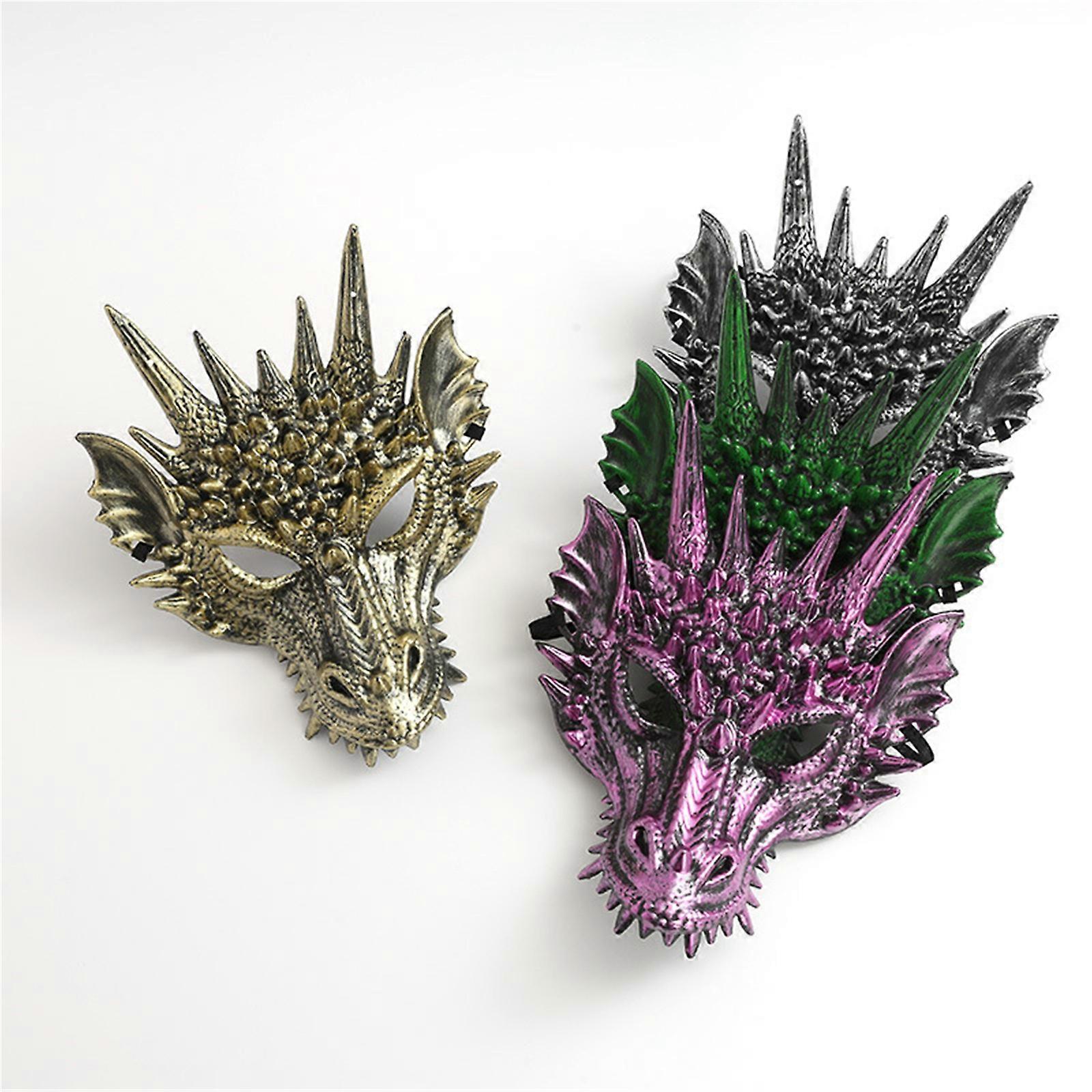 Dragon Head Mask For Kids Adults Halloween Festival Party, Dragon