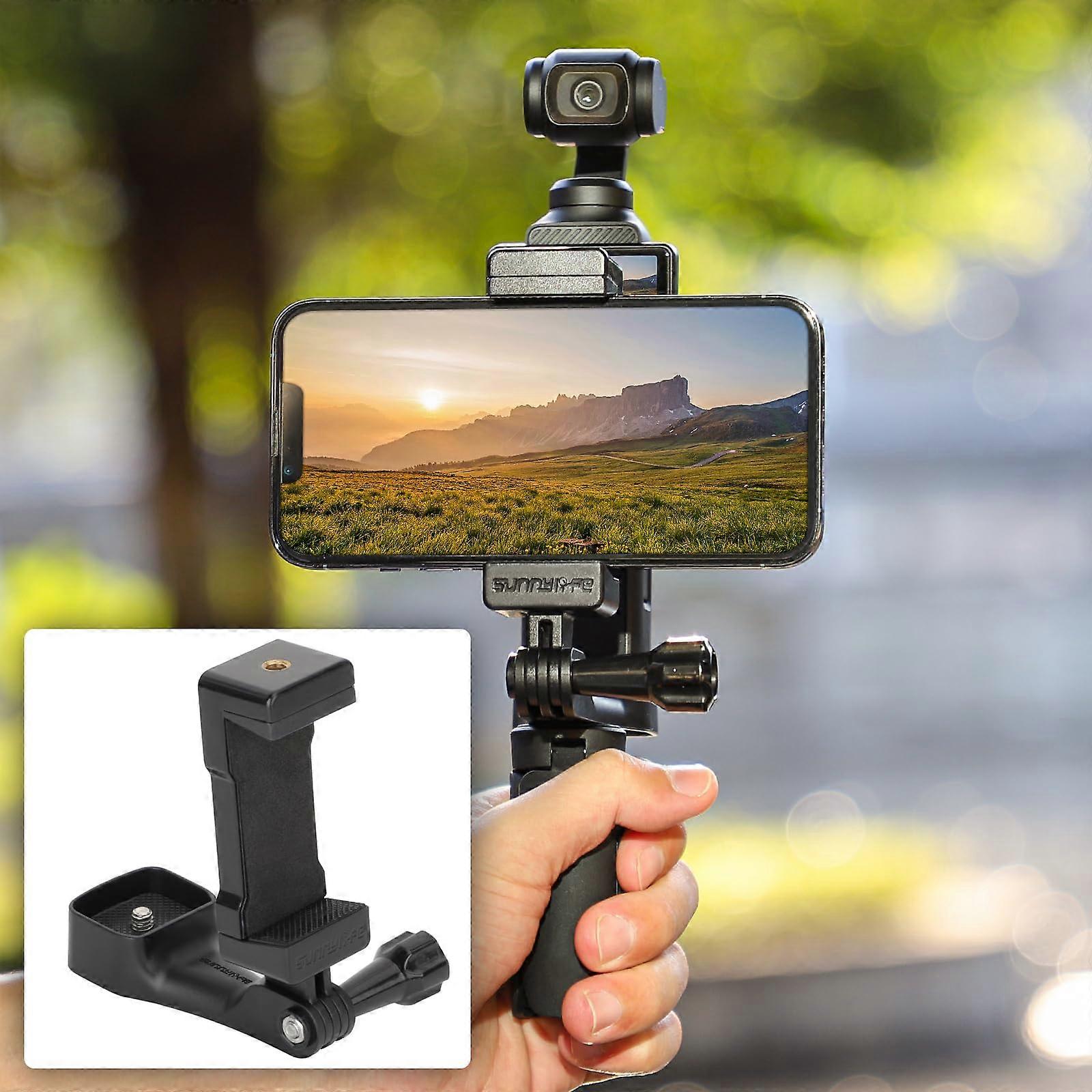 Phone Holder Mount for DJI Osmo Pocket 3 Tripod Adapter With 1/4 Inch Thread Phone Mount Stand Base