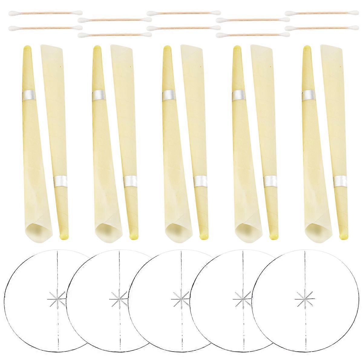 10Pcs Horn Shape Design Family Hear Ornaments Earwax Removal Kit