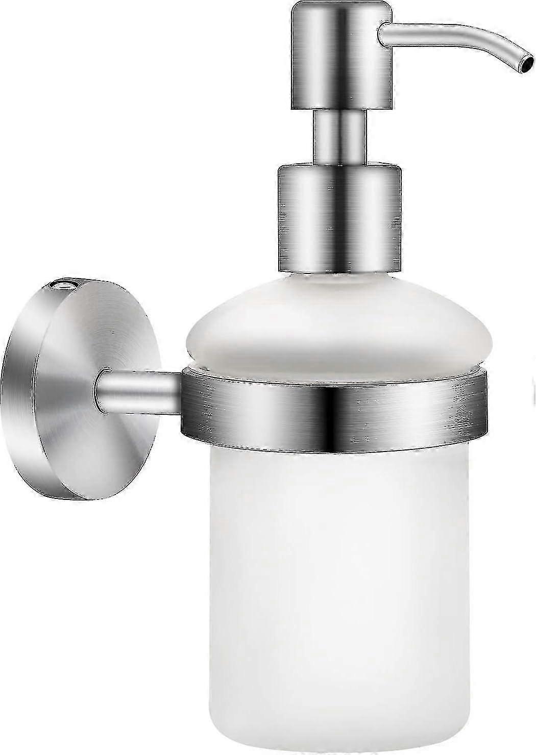 Dispenser manuale di sapone a parete - Flacone in acciaio inox da 200ml per shampoo e bagnoschiuma