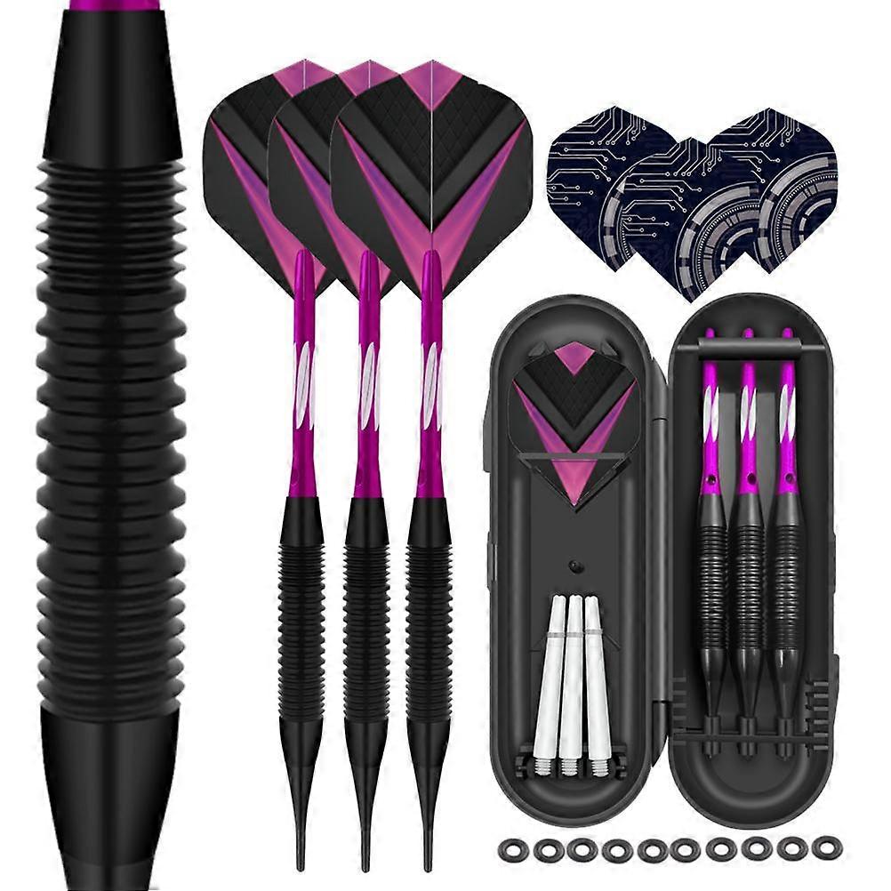 Professional Soft Tip Darts Set for Electric Dart Board Darts Plastic Tips with Storage Case Gift for Dart Lovers