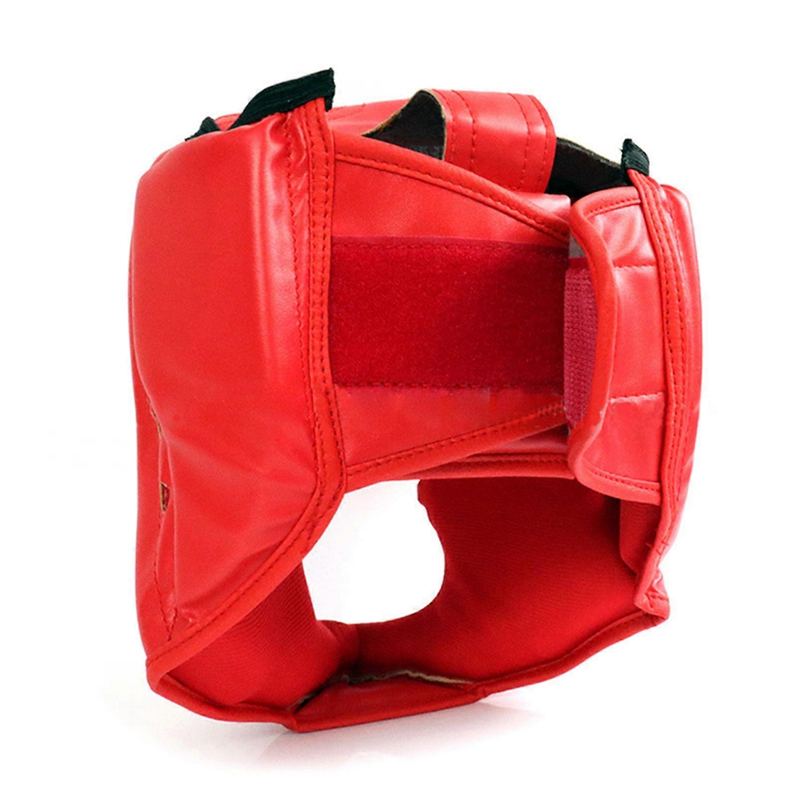 Kickbox-Kopfbedeckung für Erwachsene / Kinder MMA-Training Sparring Kampfsport Boxhelm