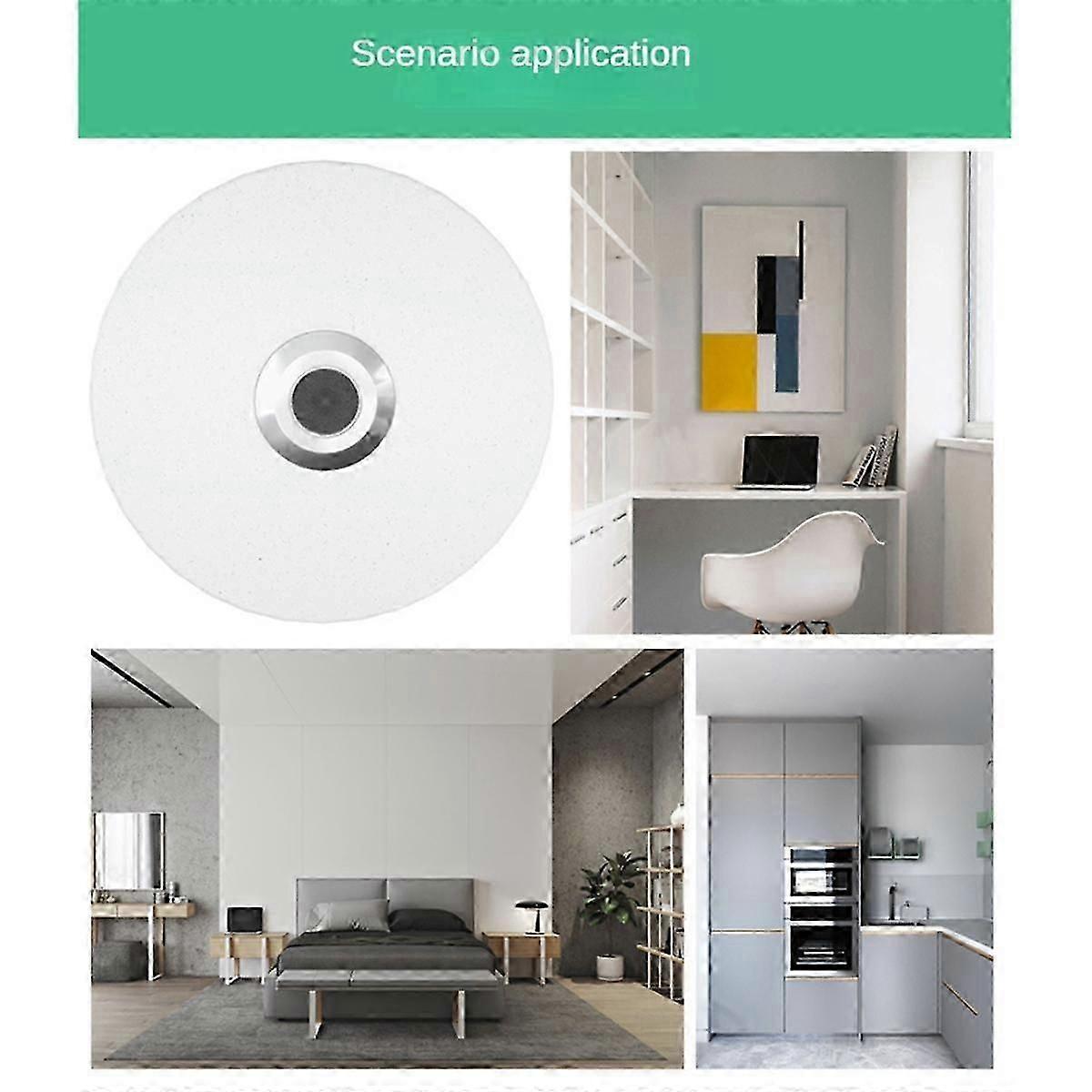 RGB Ceiling Lamps Smart Modern Ceiling Lighting Music Remote Application Control Bluetooth Speaker