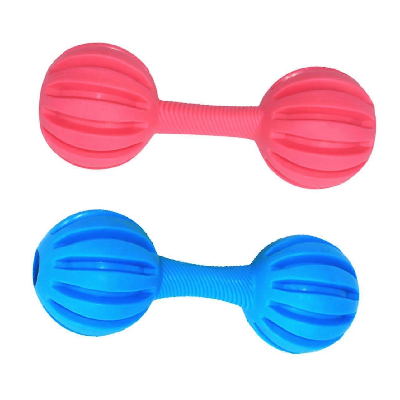 Puppy Teething Toy Set - 2 Interactive Chewing Toys for Aggressive Chewers, Small Dogs, Durable and Safe Materials