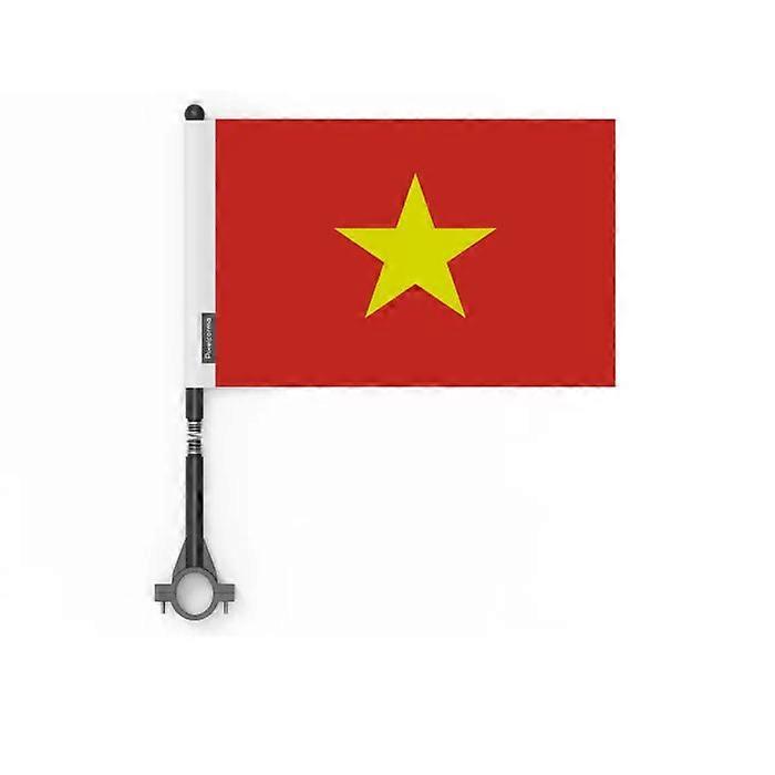 Flag - Vietnam - 10 pieces - 14 x 21 cm - Polyester - Front/Back printing