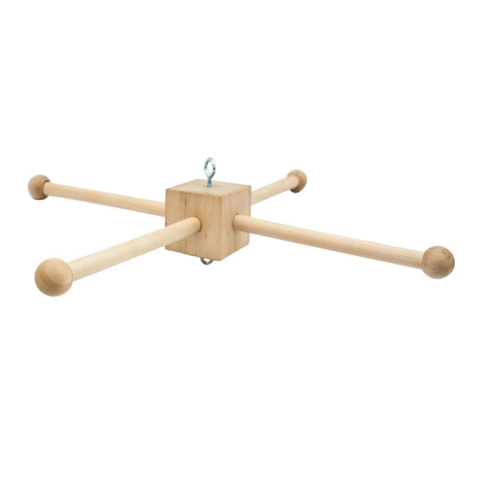 Wooden Mobile Bracket DIY Wind Chime Hanger Frame Handmade for Ceiling