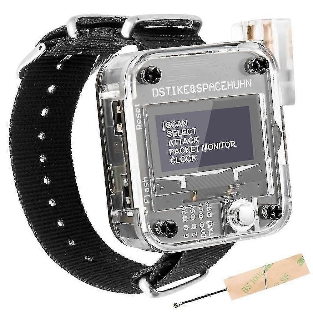 WiFi Deauther Watch V3 ESP8266 Programmable Development Board Wearable Smartwatch OLED/Control/Test