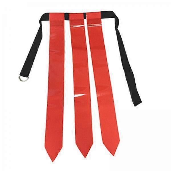 4xFlag كرة القدم حزام الخصر حزام مع أعلام مدبب PVC غاسل الرجبي العلم حزام