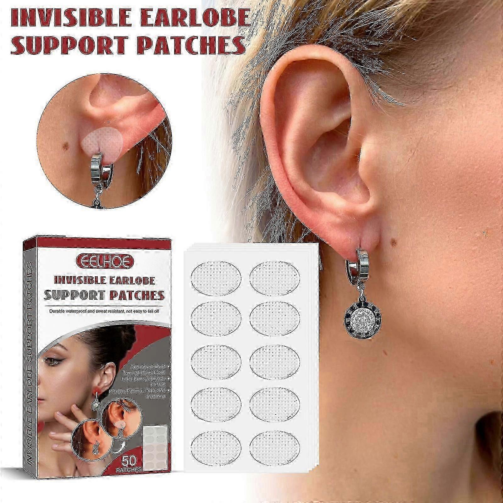 Super Soft Ear Lobe Support Patches, Ear Lobe Support Patches For Earrings, Ear Lobe Patches, Ear Patches For Split Ear Lobe(epa08)