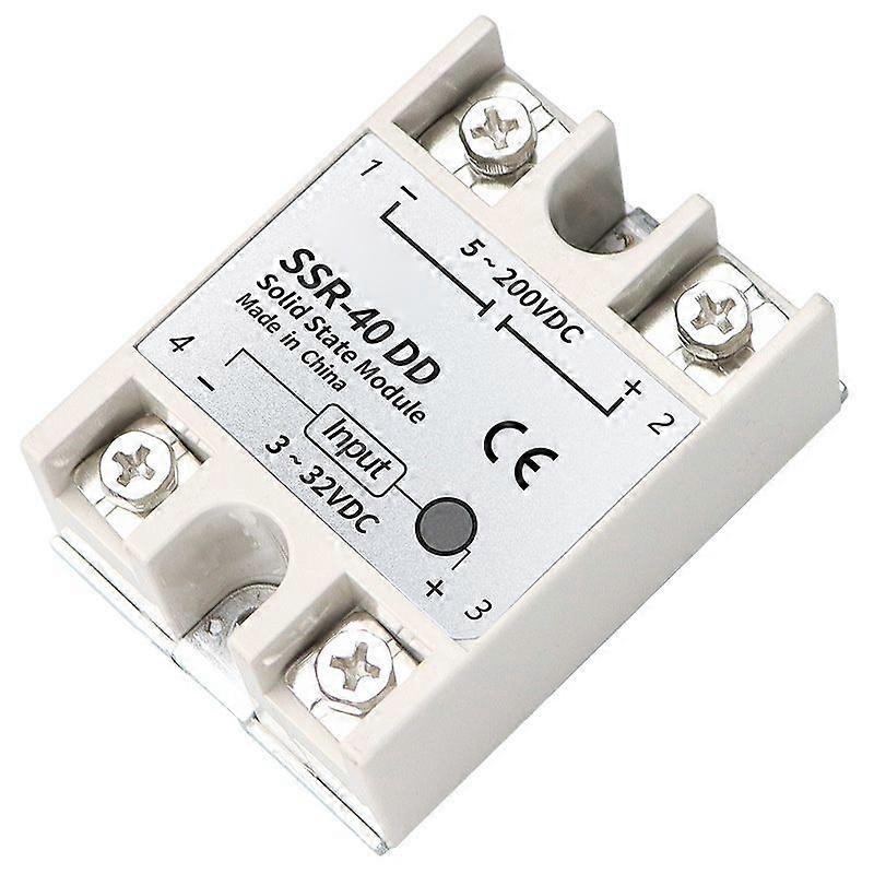 高品質の単相ソリッドステートリレーSSR-40DD DC制御DC SSR-40D ...