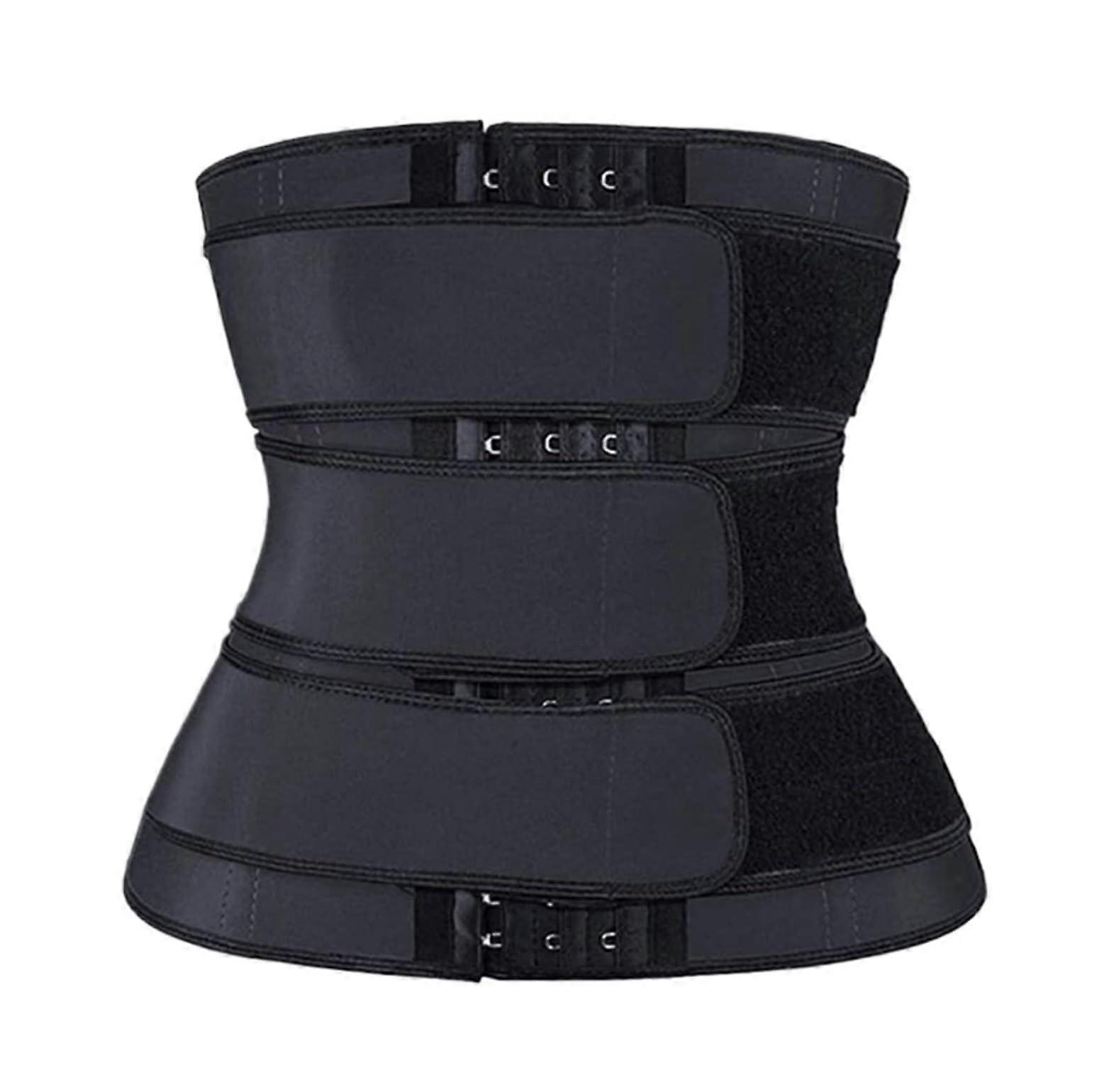 Back Strap, Back Support Belt, Waist Trainer, Abdominal Control Shapewear, Black, XXL