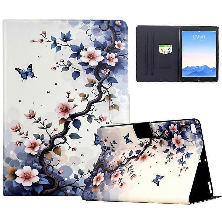 iPad9.7インチ(2018)/(2017)/Air2/Air(2013)パターン印刷タブレットレザーカバーに対応スタンドケース自動ウェイク付き