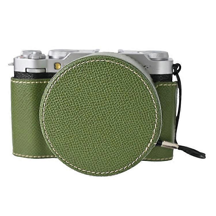 Compatible For Fujifilm X-M5 Camera Case PU Leather Protective Cover with Lens Cap