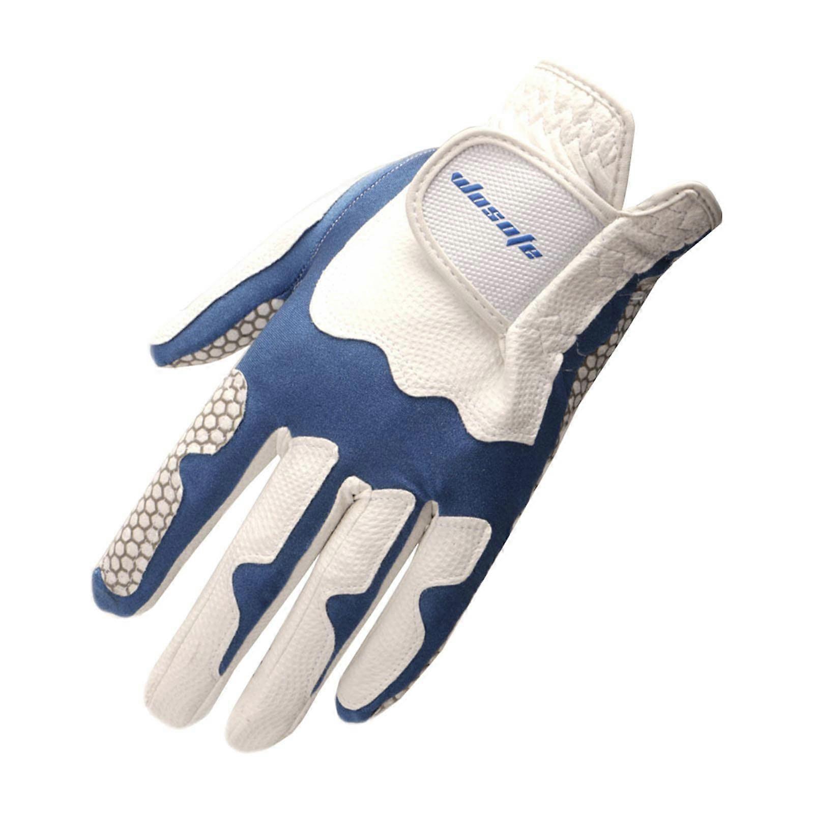 Golf glove, soft, breathable, abrasion resistant, synthetic elastic fiber, washable for golf equipment, outdoor accessories for men, M