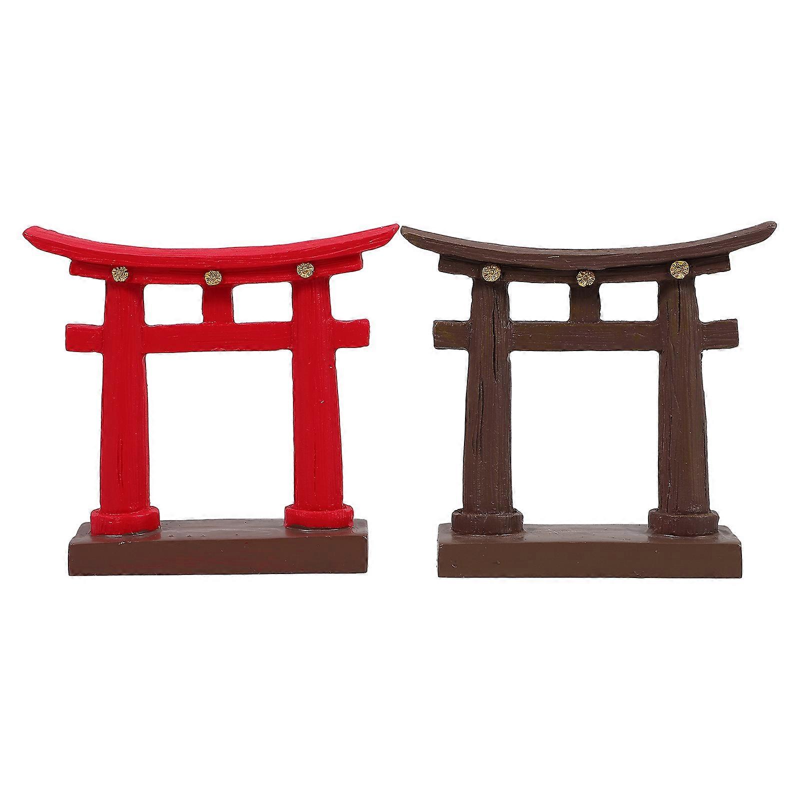Miniature 2Pcs Resin Assorted Color with Intricate Details for Decorative Use