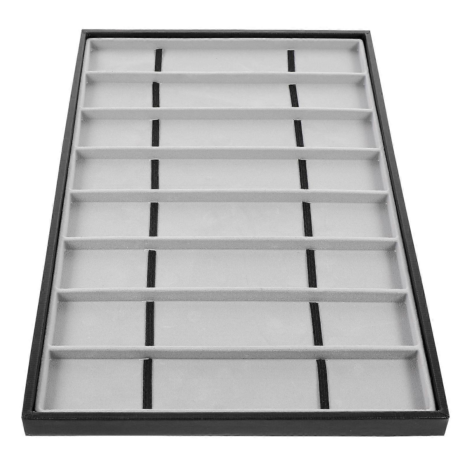 8 فتحات مجوهرات منظم ووتش حالة حامل بسيطة مشاهدة عرض صينية