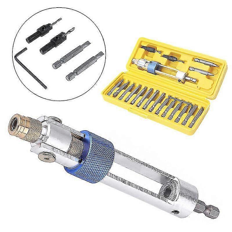 20PCS Multifunction Half Time Drill Driver Bits Swivel Head Quick-Change Driving Repair Tools