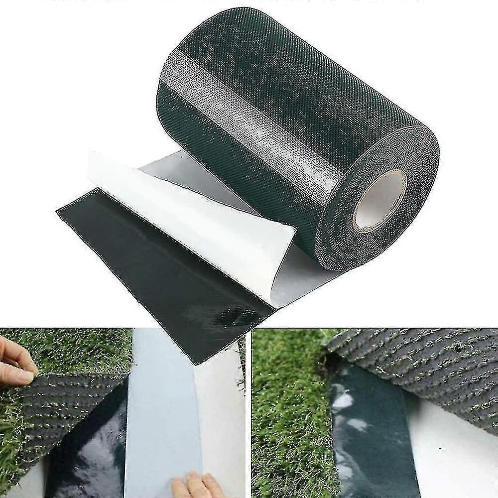 Ruban adhésif pour gazon artificiel, ruban adhésif pour tapis, ruban adhésif pour tapis de gazon, ruban adhésif pour tapis de gazon vert, joint fixe pour gazon (1 pièce)