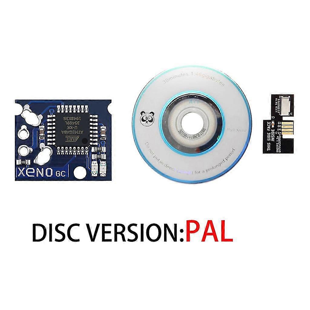 Xeno Mod direct-reading chip with SD2SP2 Card Adapter & NTSC-J/NTSC-U/PAL CD Boot Disk Console Modification Part for NGC